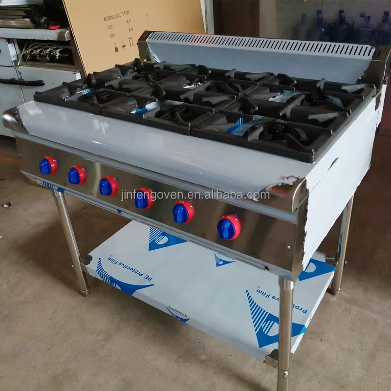 Commercial Kitchen Cooking - Commercial Kitchen Equipment Professional 6 burner