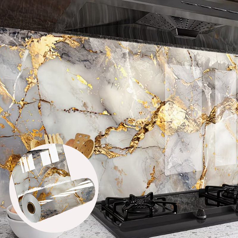 Commercial Kitchen Wall Panels - Kitchen Cabinet Sticker And Oil-Proof Sticker