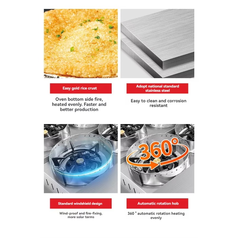 Commercial Kitchen Cooking - High Quality 9-Layer Commercial Canteen Kitchen