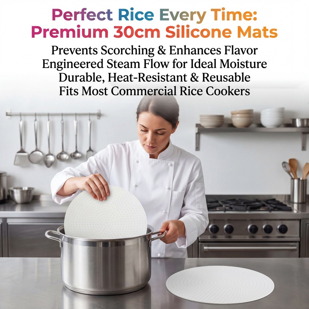 2pcs 30cm Silicone Anti Scorch - огляд і ціна Commercial Rice Cooker