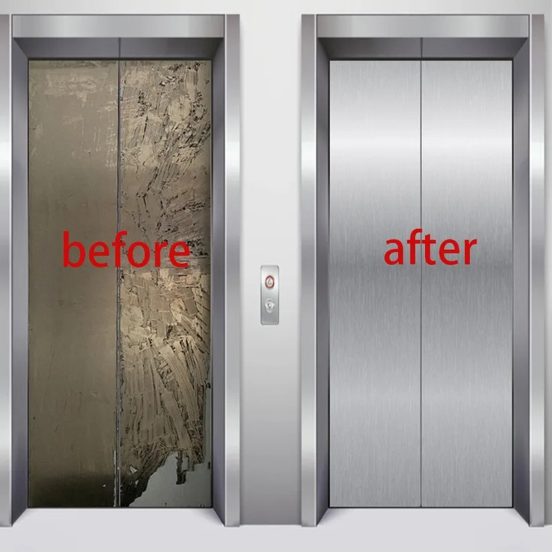 PVC Stainless Brushed Silver R - огляд і ціна Commercial Kitchen Wall Panels