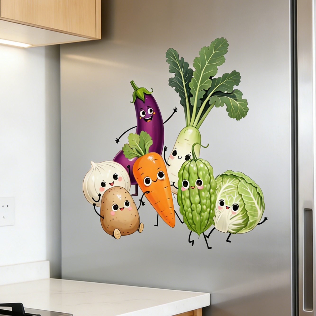 Emotionally Expressive Vegetab - огляд і ціна Commercial Kitchen Wall Panels