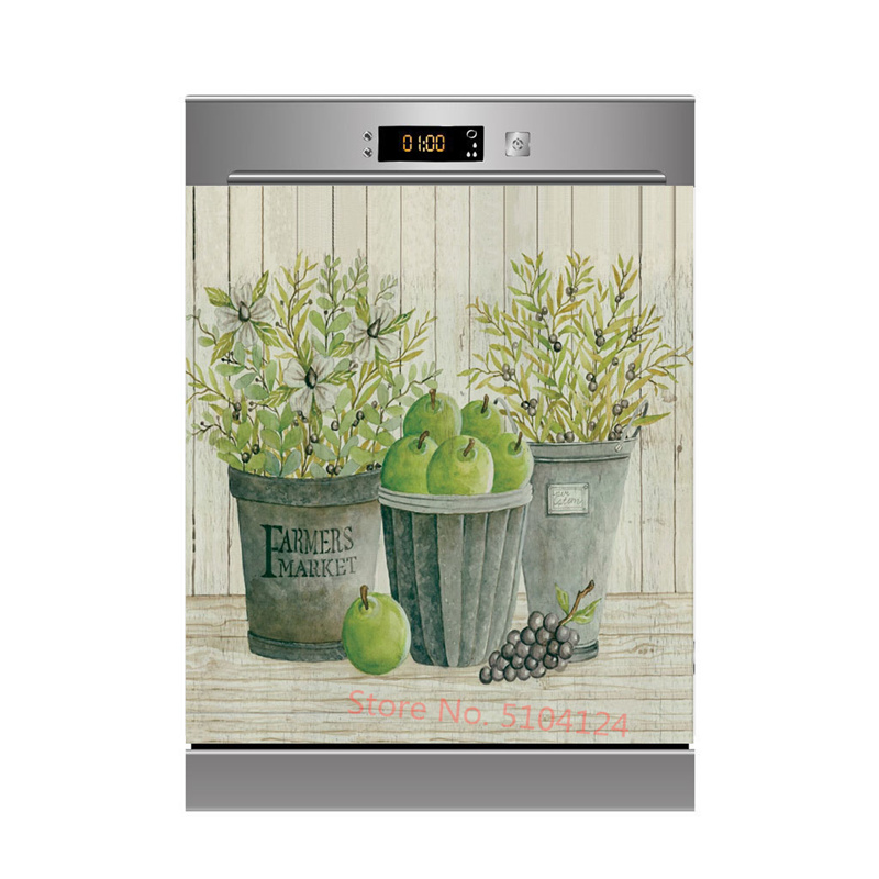 Potted Flower Sticker For Dish - огляд і ціна Commercial Kitchen Wall Panels