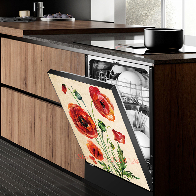 Potted Flower Sticker For Dish - огляд і ціна Commercial Kitchen Wall Panels