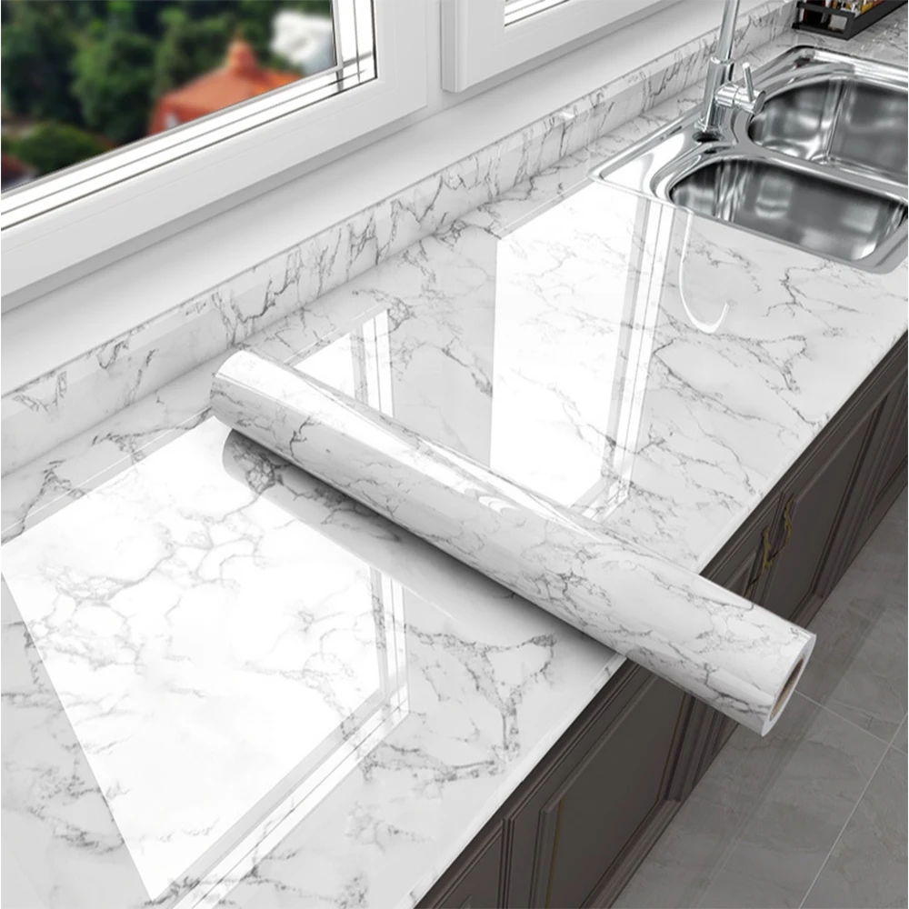 Marble Vinyl Self Adhesive Wal - огляд і ціна Commercial Kitchen Wall Panels