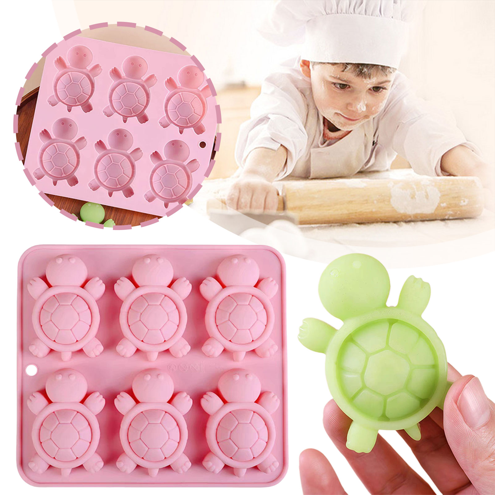 Turtles Ice Tray 3D Tortoises  - огляд і ціна Commercial Kitchen Items