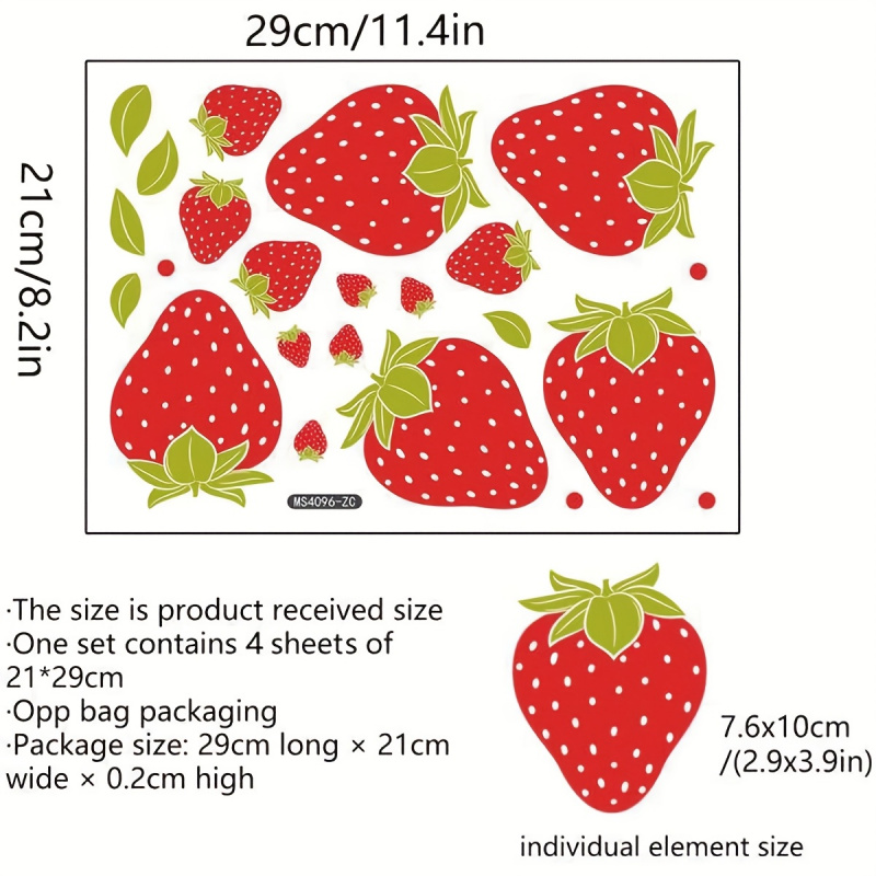 Transparent Strawberry Wall St - огляд і ціна Commercial Kitchen Wall Panels