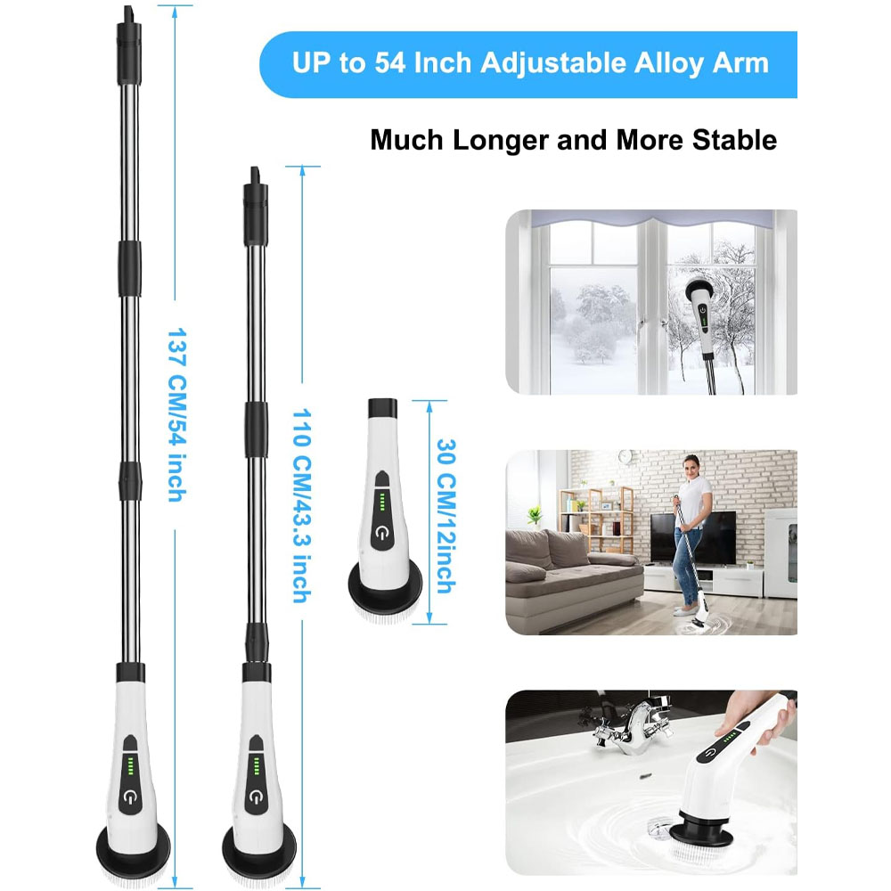 Cordless Spin Scrubber Electri - огляд і ціна Commercial Kitchen Cleaning