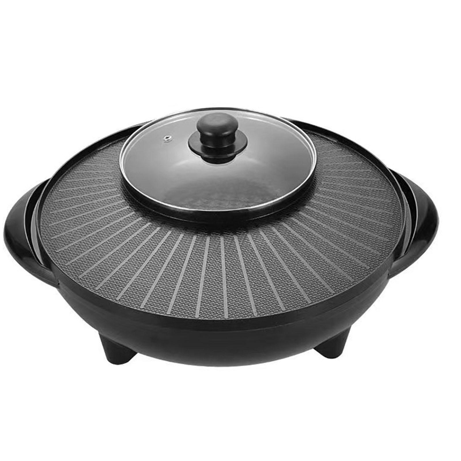 Electric Grill with Hot Pot fo - огляд і ціна Teppanyaki Grill Table