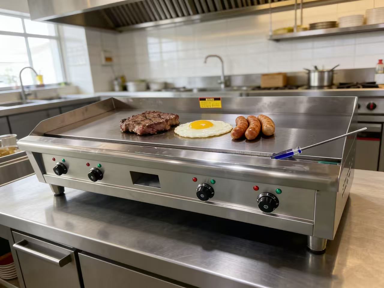 Adjustable Temp Control Commer - огляд і ціна Electric Griddle Flat Top