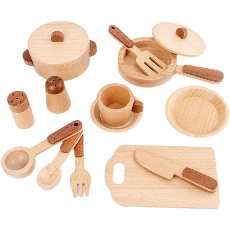 Maoduo Toys Beech Wooden Kids  - огляд і ціна Commercial Kitchen Cooking