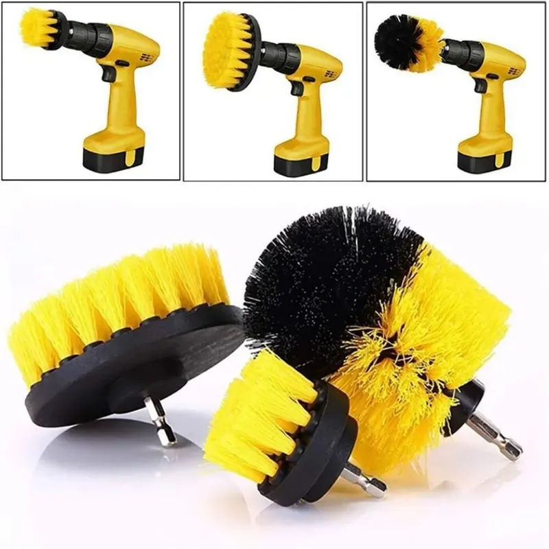 3 pcs/set drill brush set powe - огляд і ціна Commercial Kitchen Cleaning