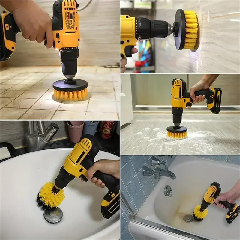 3 pcs/set drill brush set powe - огляд і ціна Commercial Kitchen Cleaning