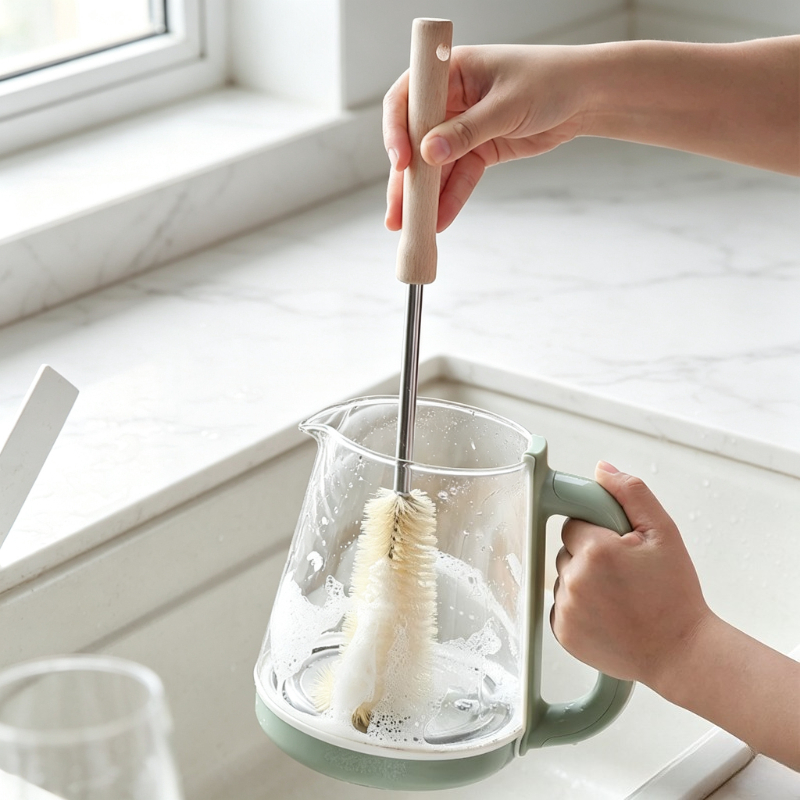 Long Wooden Handle Bottle Brus - огляд і ціна Commercial Kitchen Cleaning