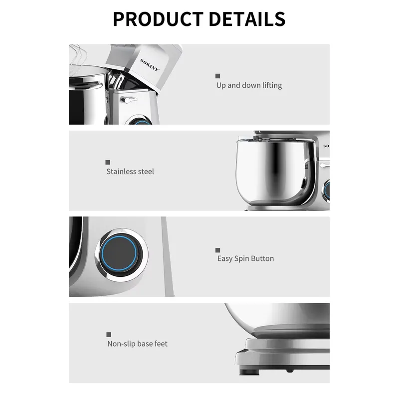 Sokany 269 High Quality Dough  - огляд і ціна Dough Mixer Machine