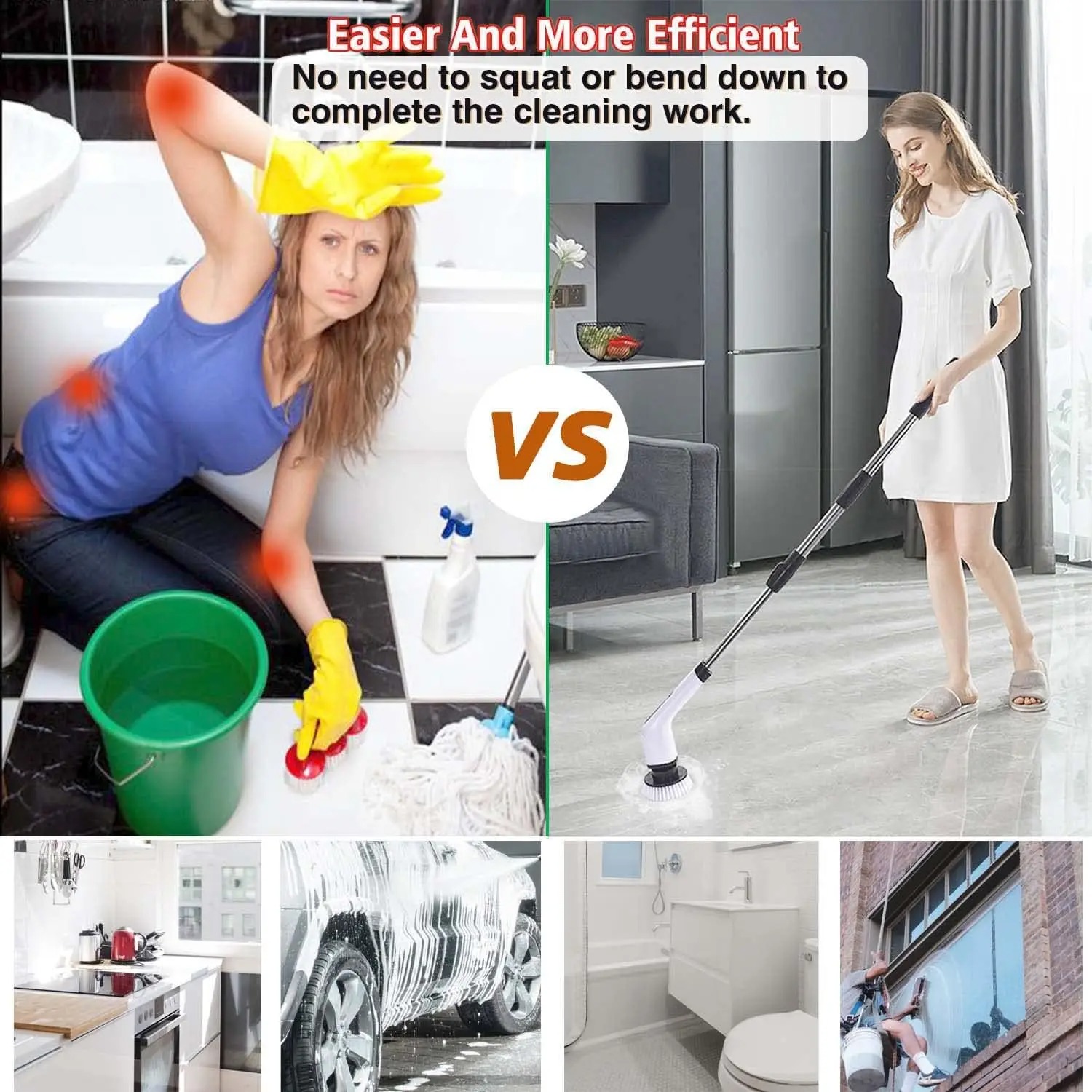 Powerful Cordless Electric Spi - огляд і ціна Commercial Kitchen Cleaning