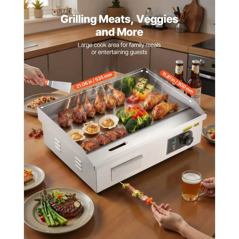 【Premium】SucceBuy Commercial E - огляд і ціна Electric Griddle Flat Top