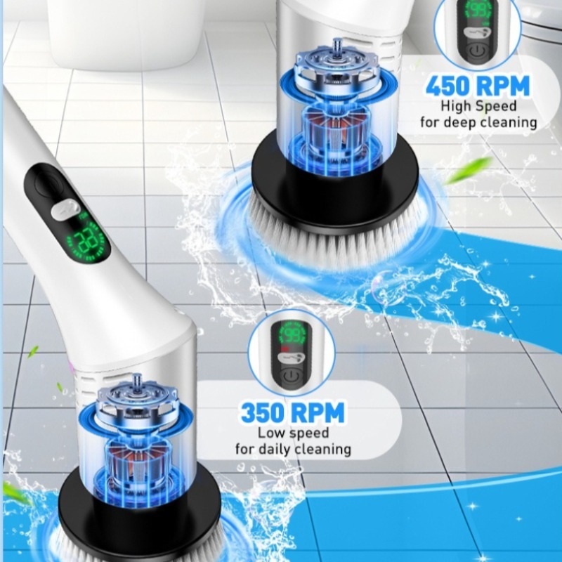 Electric Spin Scrubber 9 in 1  - огляд і ціна Commercial Kitchen Cleaning