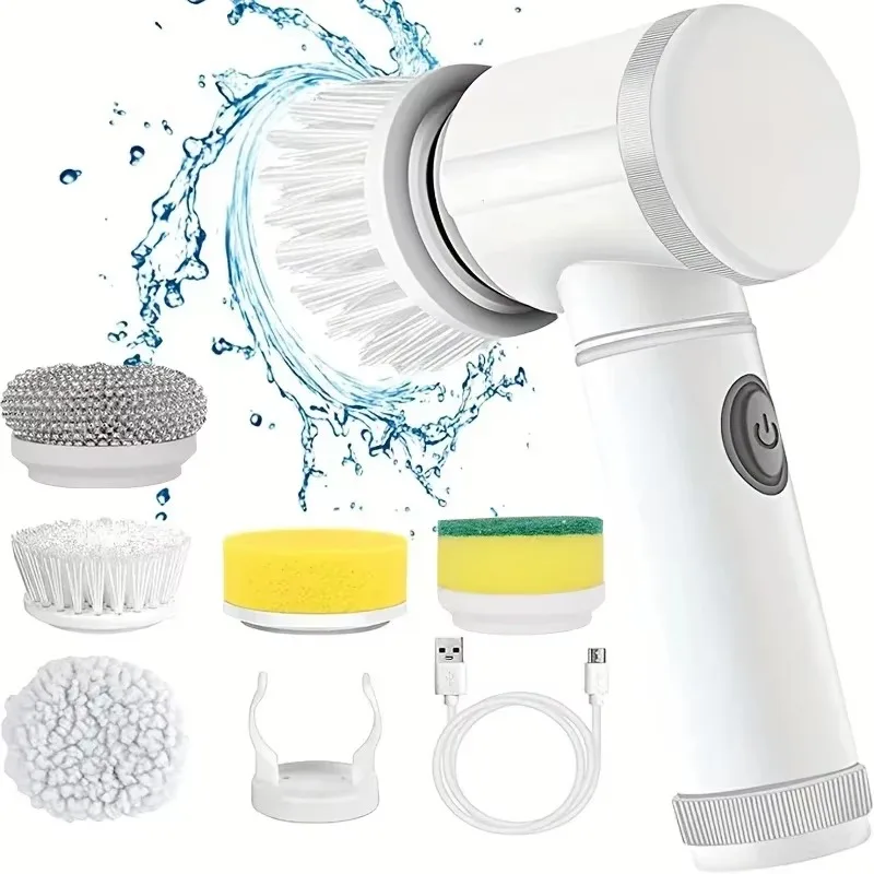 New Cordless Spin Scrubber Ele - огляд і ціна Commercial Kitchen Cleaning