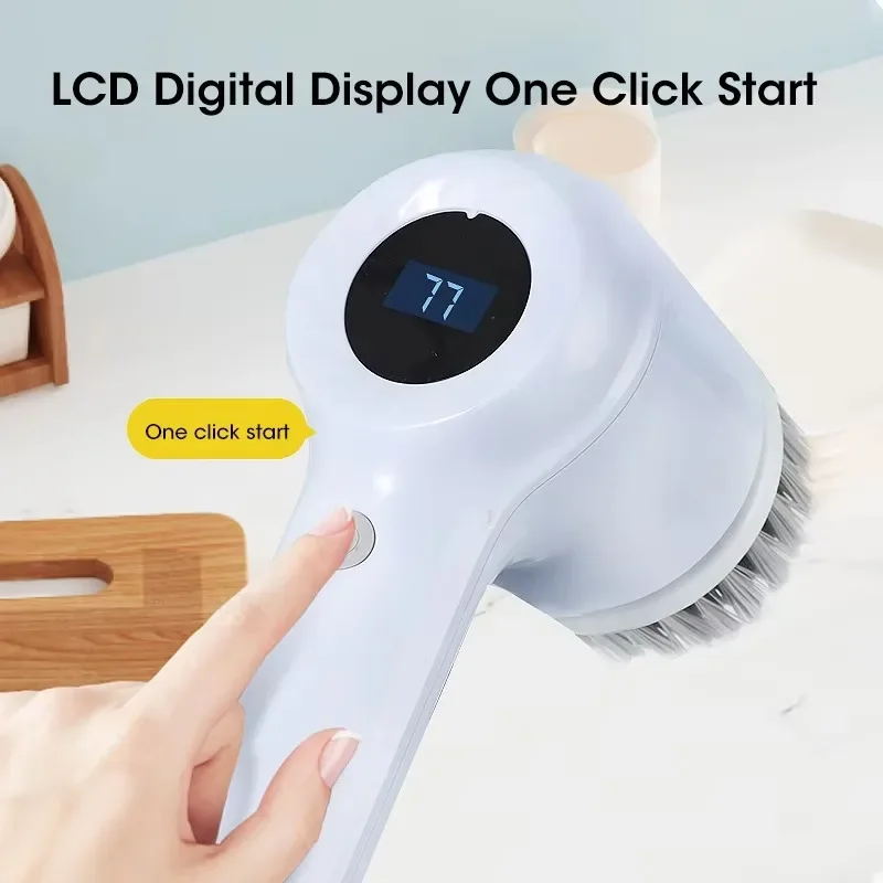 New Cordless Spin Scrubber Ele - огляд і ціна Commercial Kitchen Cleaning
